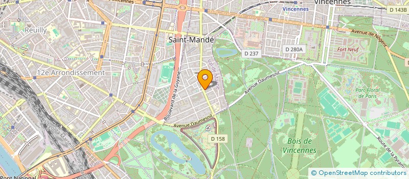 localisation de l'entreprise DBC TECHNOLOGY à SAINT-MANDE