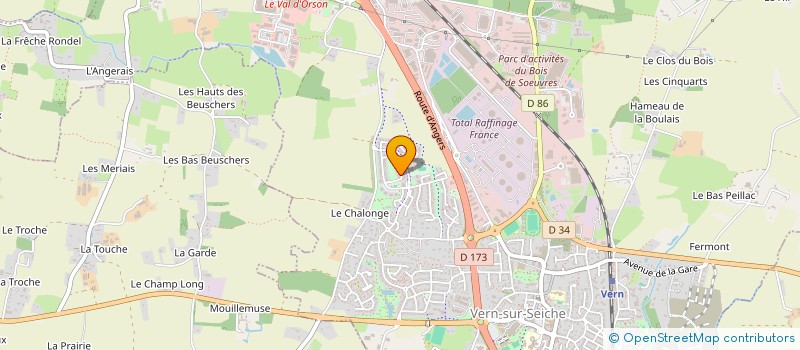 localisation de l'entreprise DBCC  VERN-SUR-SEICHE