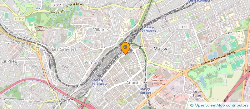 localisation de l'entreprise DBCI INNOVATION à MASSY