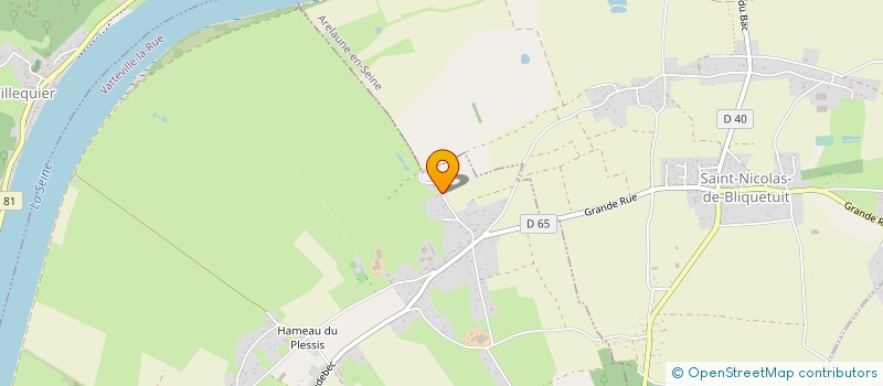 localisation de l'entreprise DBCPI à VATTEVILLE-LA-RUE