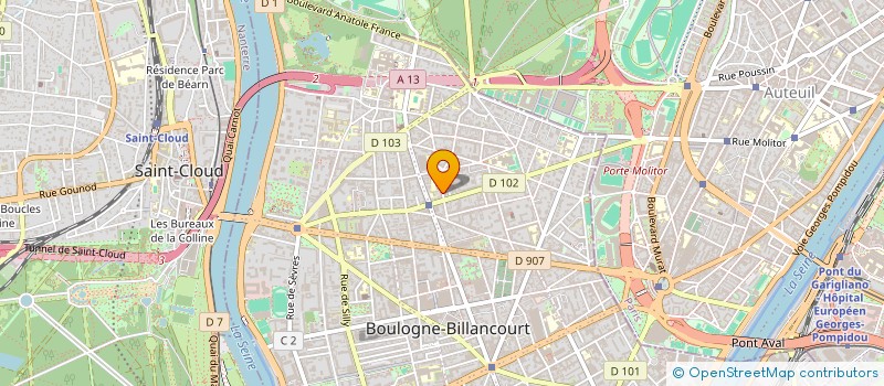 localisation de l'entreprise DBD à BOULOGNE-BILLANCOURT