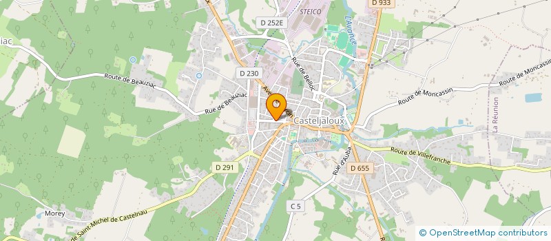 localisation de l'entreprise DBD  CASTELJALOUX