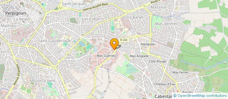 localisation de l'entreprise DBD FORMATION & CONSULTING  CABESTANY