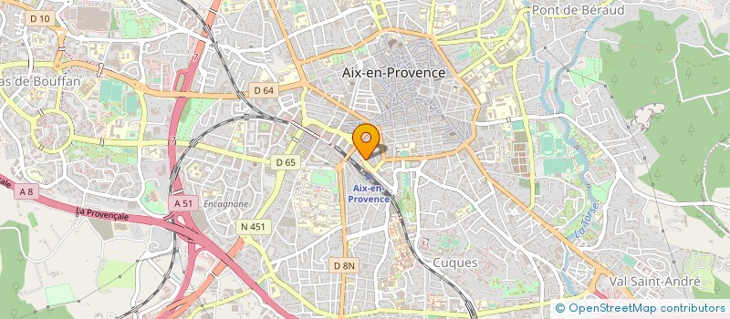 localisation de l'entreprise DBD PROVENCE à AIX-EN-PROVENCE