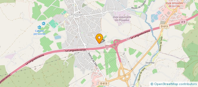 localisation de l'entreprise DBDF  POUSSAN