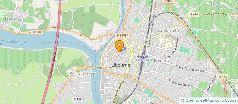 localisation de l'entreprise DBDL  LIBOURNE