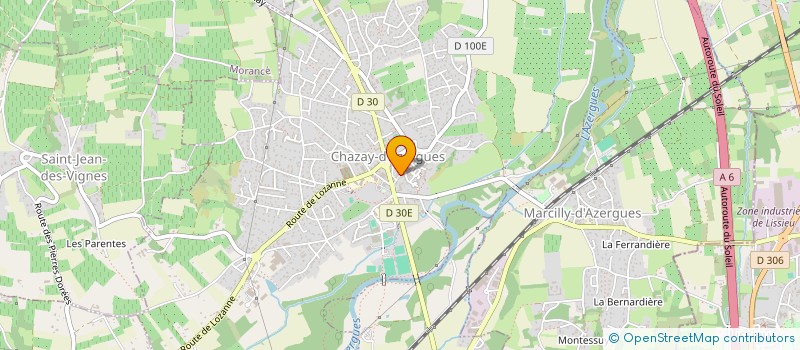 localisation de l'entreprise DBDLE  CHAZAY-D'AZERGUES