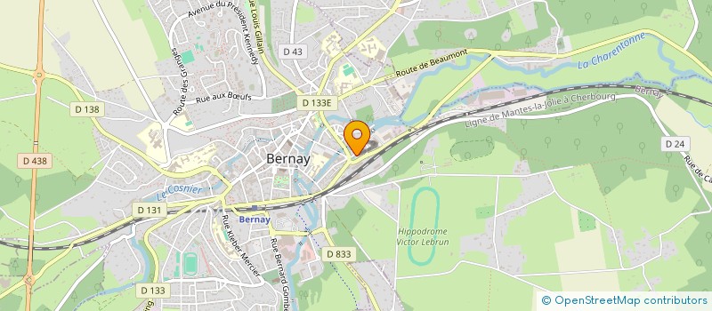 localisation de l'entreprise DBDN à BERNAY