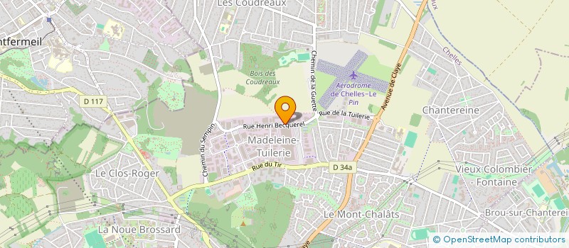 localisation de l'entreprise DBE  CHELLES