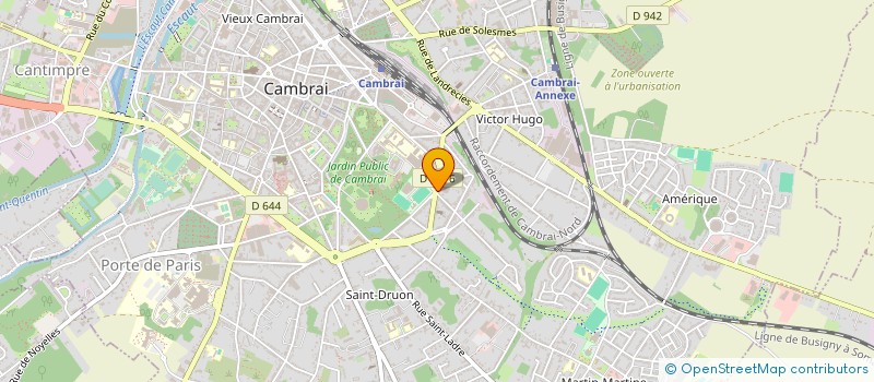 localisation de l'entreprise DBE AUTO IMPORT à CAMBRAI