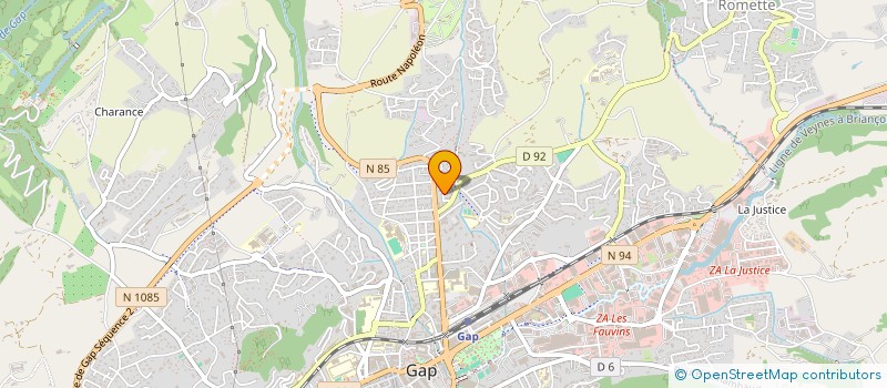 localisation de l'entreprise DBE BRETAGNE  GAP