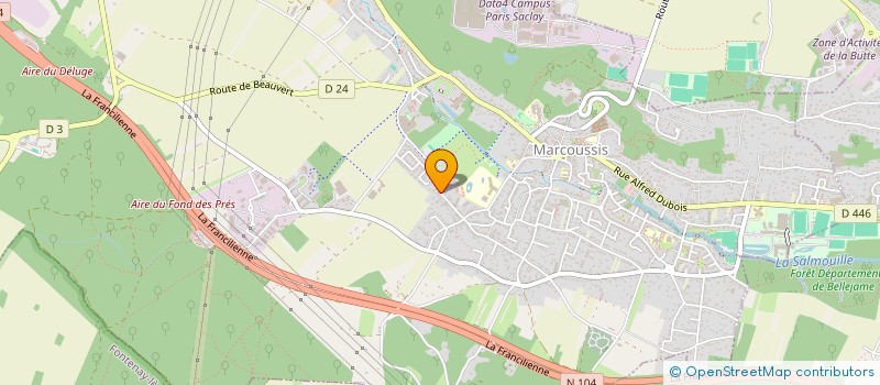 localisation de l'entreprise DBE CONSULT à MARCOUSSIS
