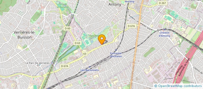 localisation de l'entreprise DBENSECONSEIL à ANTONY