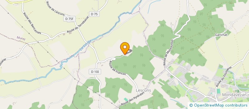 localisation de l'entreprise DBF  MONTCLAR-DE-COMMINGES