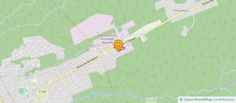 localisation de l'entreprise DBF  AUDENGE