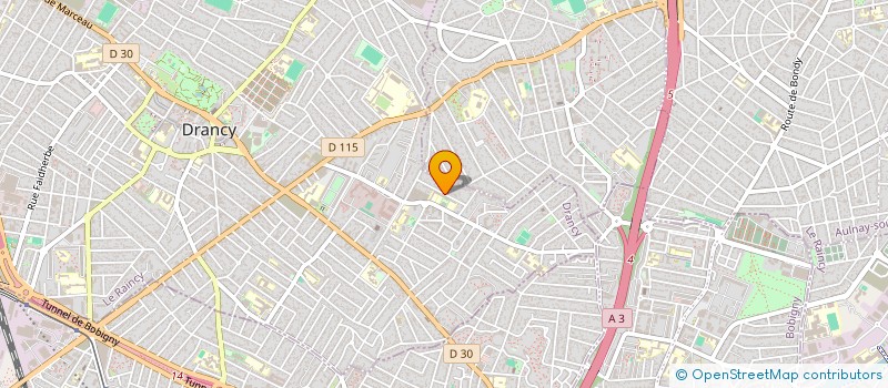 localisation de l'entreprise DBF BAT à DRANCY