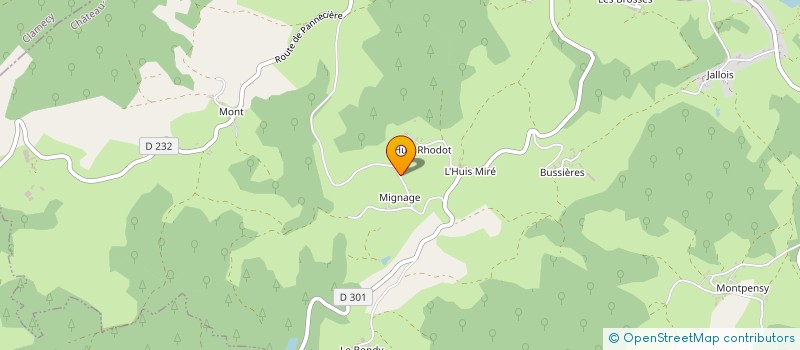 localisation de l'entreprise DBF LOCATION à OUROUX-EN-MORVAN