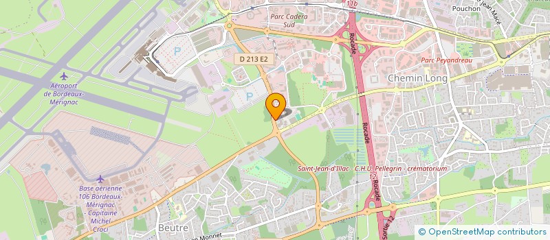 localisation de l'entreprise DBF MERIGNAC  MERIGNAC