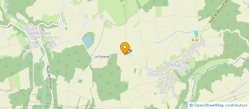localisation de l'entreprise DBF22  PIZAY
