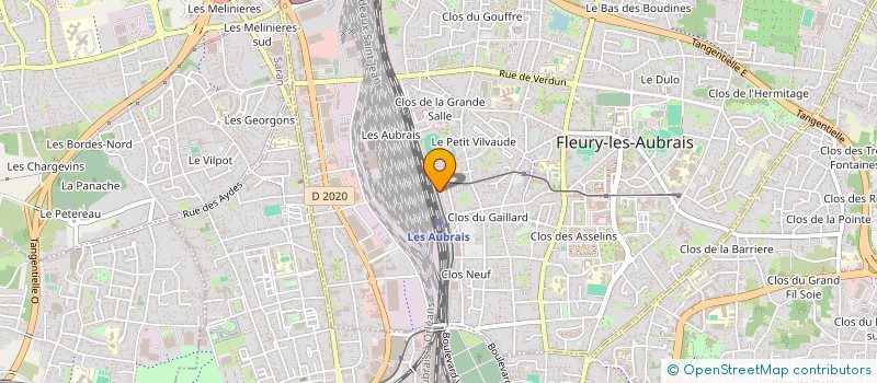 localisation de l'entreprise DBFP VACANCES à FLEURY-LES-AUBRAIS