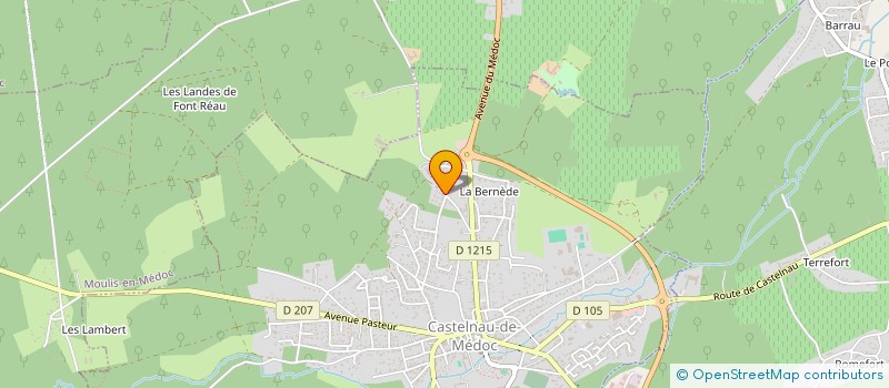 localisation de l'entreprise DBG  CASTELNAU-DE-MEDOC
