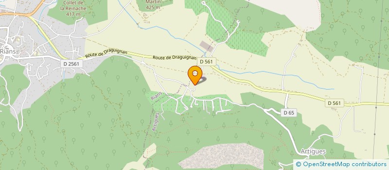 localisation de l'entreprise DBH à ARTIGUES