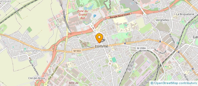 localisation de l'entreprise DBH  LILLE