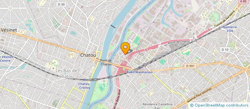 localisation de l'entreprise DBH AUDIT à RUEIL-MALMAISON