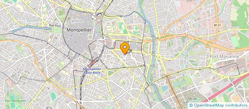localisation de l'entreprise DBHA COIFF à MONTPELLIER