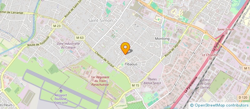 localisation de l'entreprise DBI  TOULOUSE