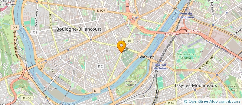 localisation de l'entreprise DBI à BOULOGNE-BILLANCOURT