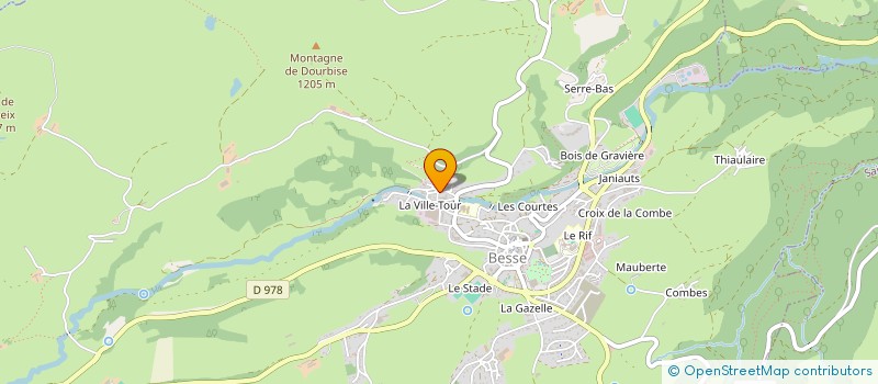 localisation de l'entreprise DBI  BESSE-ET-SAINT-ANASTAISE