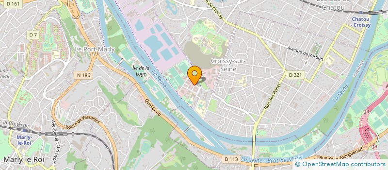 localisation de l'entreprise DBI ELECTRICITE GENERALE à CROISSY-SUR-SEINE