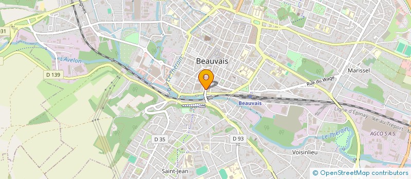 localisation de l'entreprise DBI PLASTICS SARL à BEAUVAIS