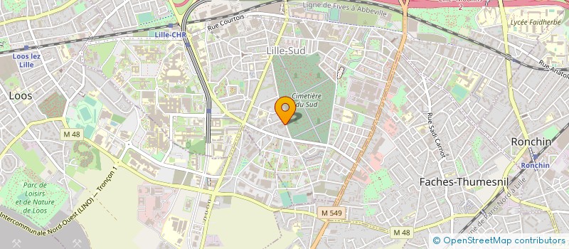 localisation de l'entreprise DBID à LILLE