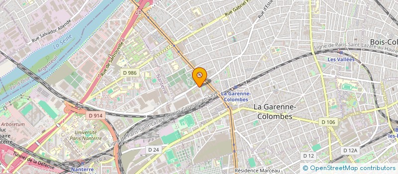 localisation de l'entreprise DBIM CONSULTING à COLOMBES