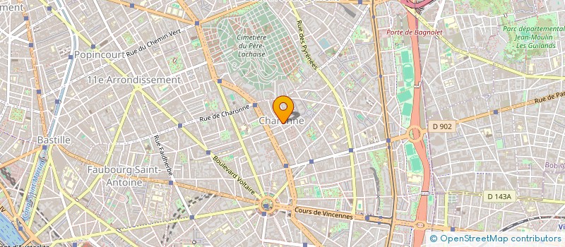 localisation de l'entreprise DBIMA  PARIS