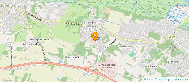 localisation de l'entreprise DBIMMO  SAINT-JEAN-DE-BOISEAU