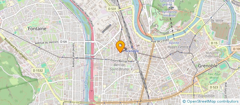 localisation de l'entreprise DBINVEST-ENGINEERING  GRENOBLE