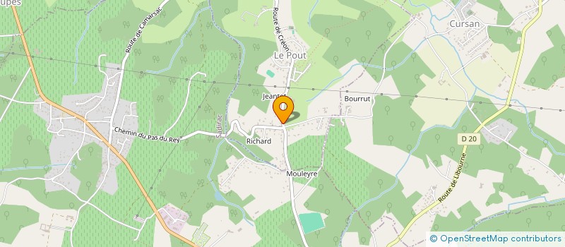 localisation de l'entreprise DBJ 33  MADIRAC