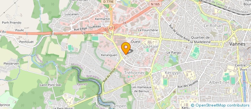 localisation de l'entreprise DBJ à VANNES