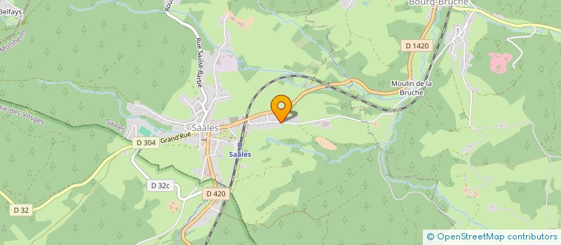 localisation de l'entreprise DBJM IMMO  SAALES