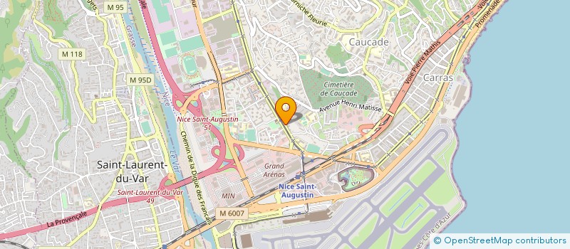 localisation de l'entreprise DBK DELIVERY à NICE