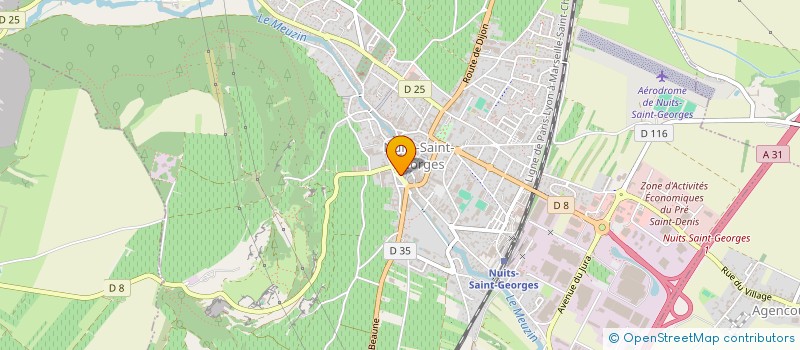 localisation de l'entreprise DBK FACTORY à NUITS-SAINT-GEORGES