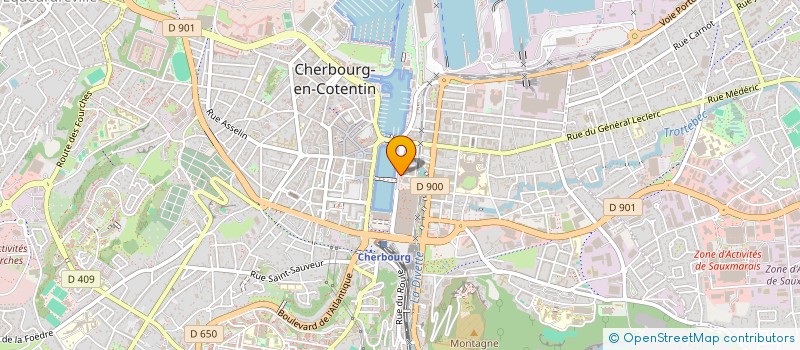 localisation de l'entreprise DBK FOOD  CHERBOURG-EN-COTENTIN