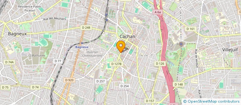 localisation de l'entreprise DBK OFFICE GESTION à CACHAN