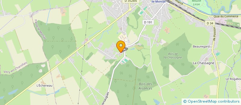 localisation de l'entreprise DBK PRESTATIONS  PARAY-LE-MONIAL