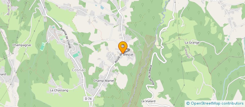 localisation de l'entreprise DBKCM  COSNAC