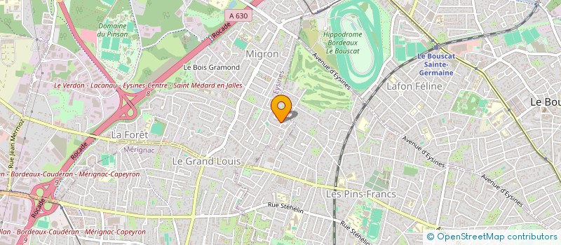 localisation de l'entreprise DBL  EYSINES