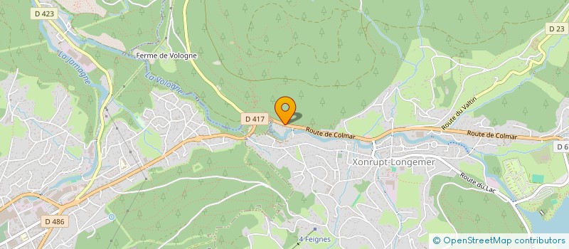 localisation de l'entreprise DBL à XONRUPT-LONGEMER
